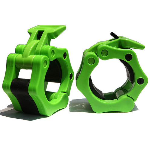 Green Spinlock Collars Barbell Collar - Jacrit Fitness