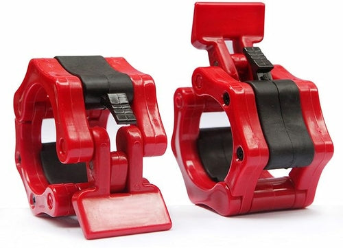 Red Barbell Collar Lock Dumbell - Jacrit Fitness