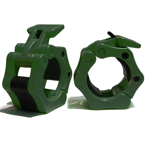 Dark Green Spinlock Collars Barbell Collar - Jacrit Fitness