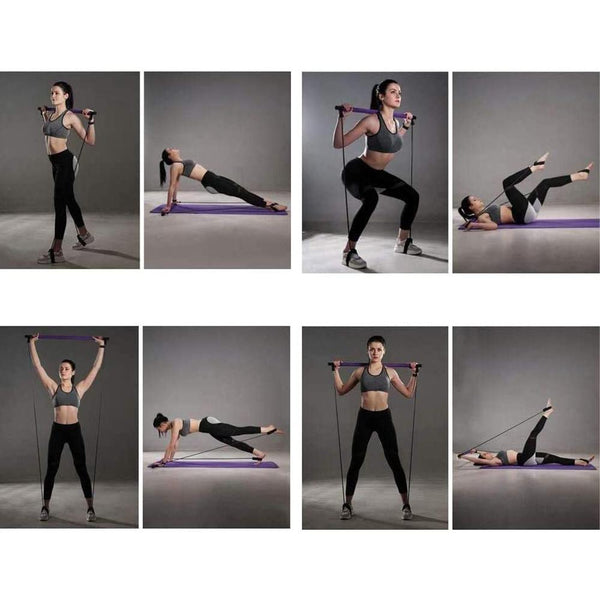 Yoga Pilates Bar Stick Exerciser  women
