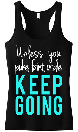 KEEP GOING Workout Tank Top - Jacrit Fitness
