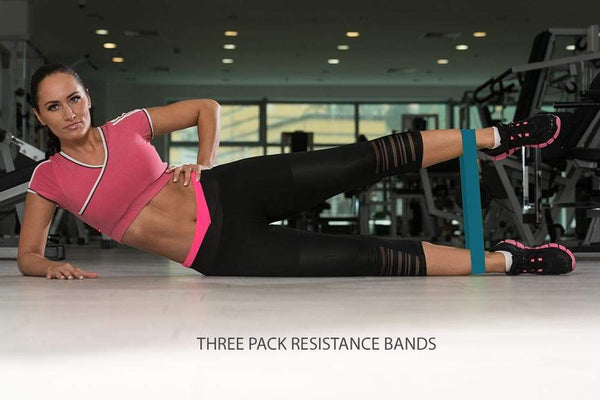 Three Pack Resistance Bands -Jacrit Fitness